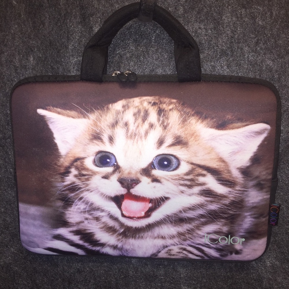 iColor Laptop Kitten Bag